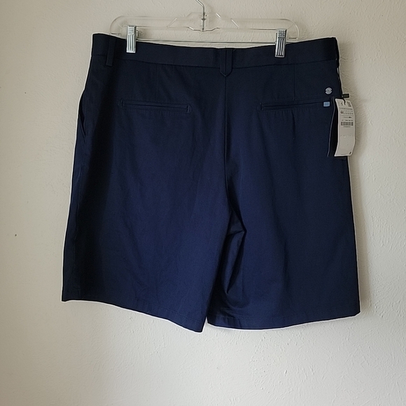 Zara Mens Navy Blue Cotton Shorts - Picture 4 of 8
